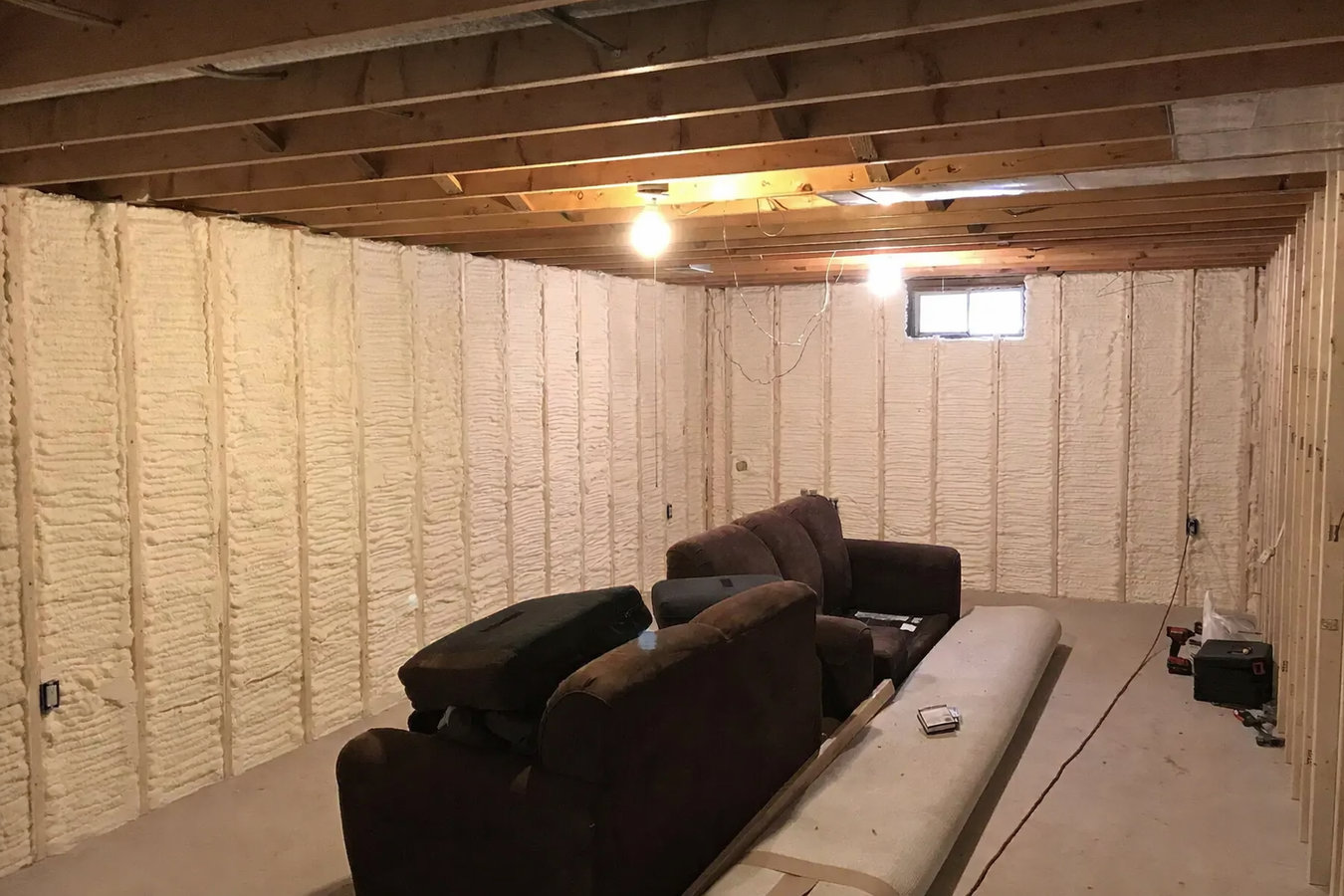 Basement insulation in Burlington, VT