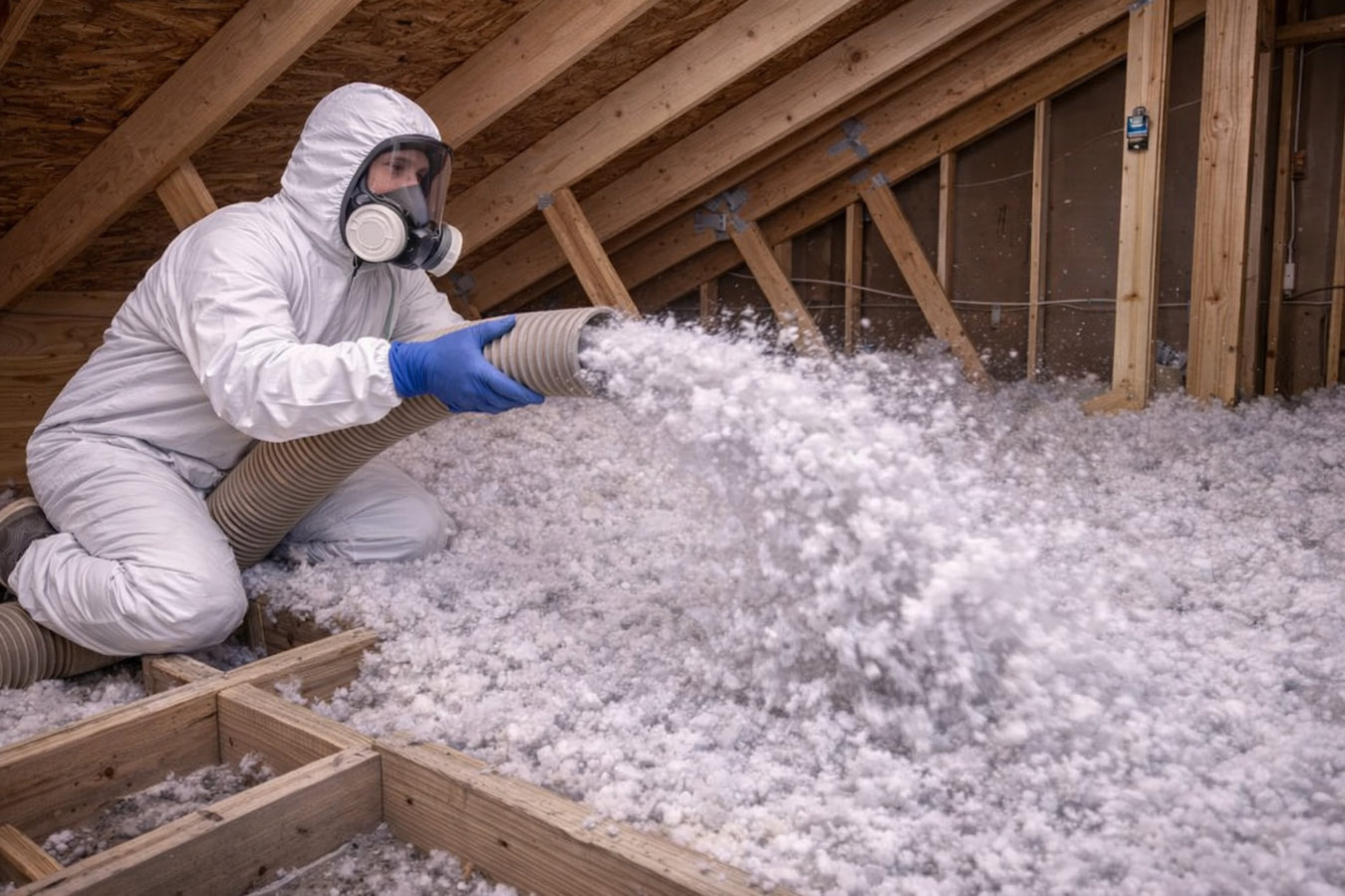 Blown-in insulation in Burlington, VT