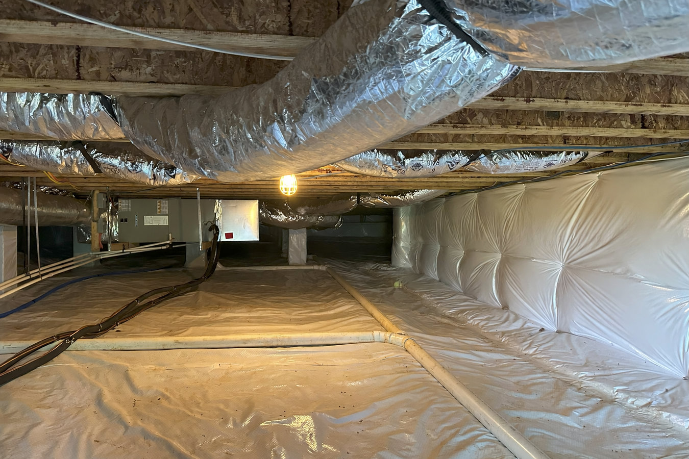 Crawl space insulation in Burlington, VT